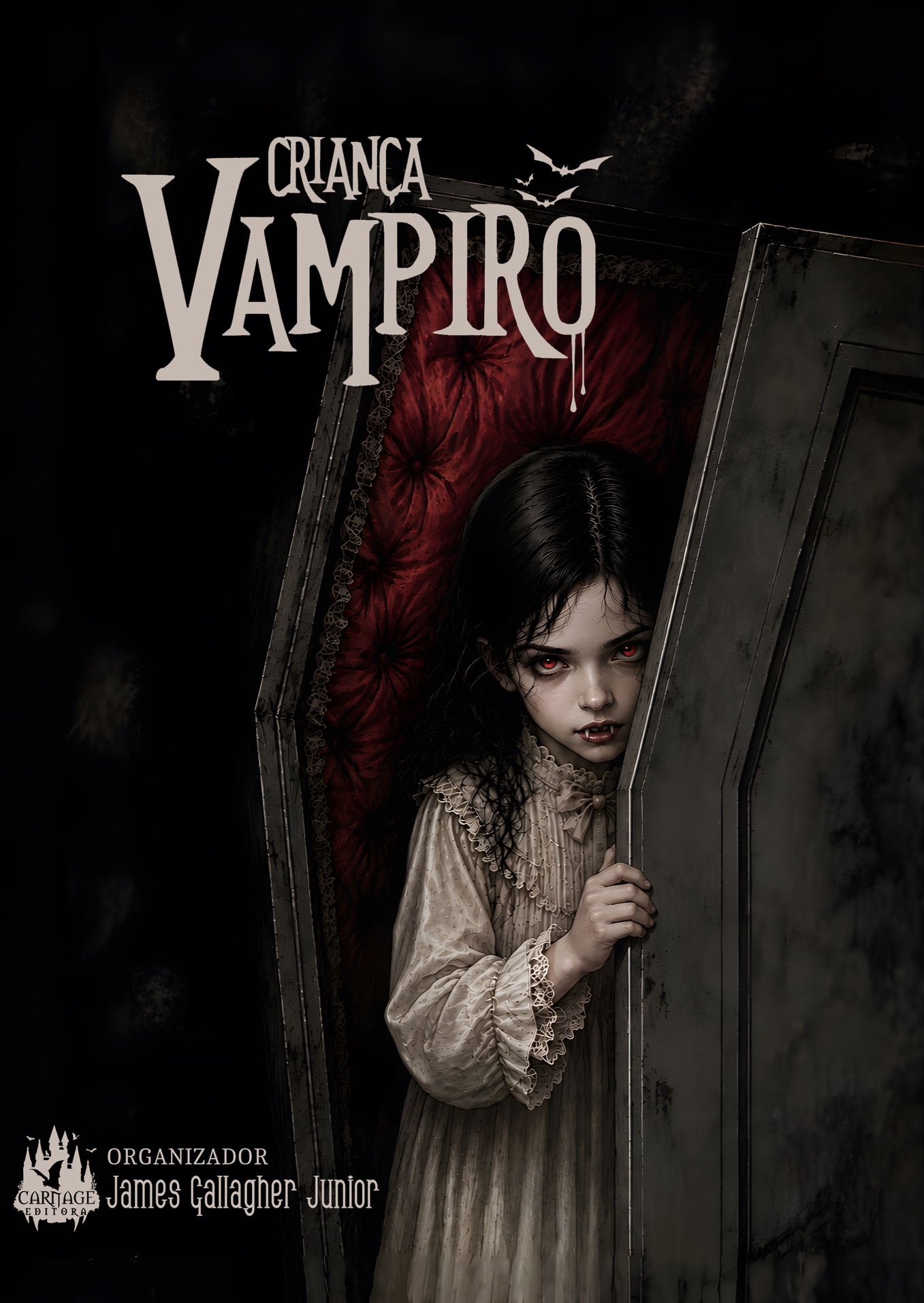 Capa de Criança vampiro