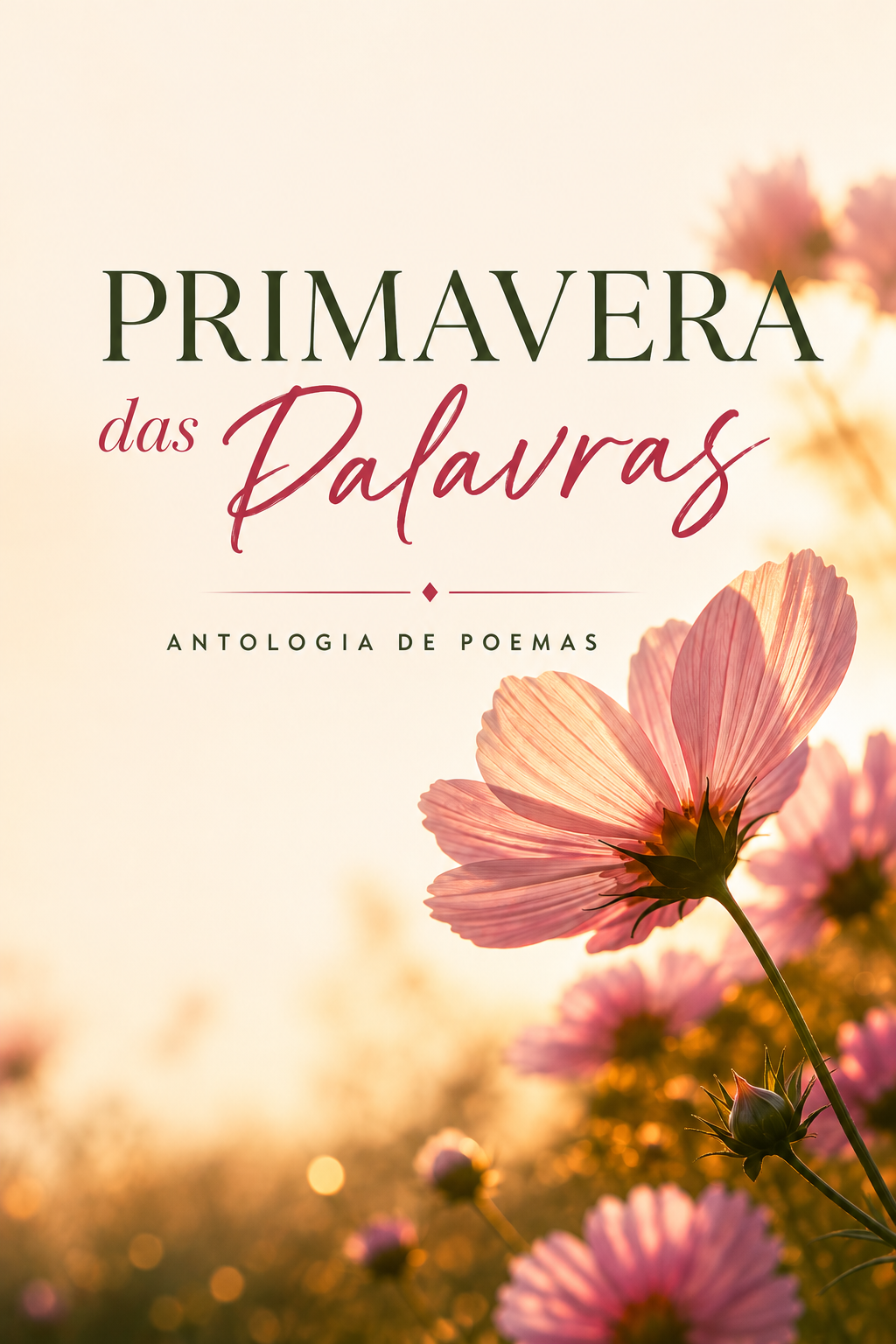 Capa de Primavera das Palavras — Antologia de Poemas